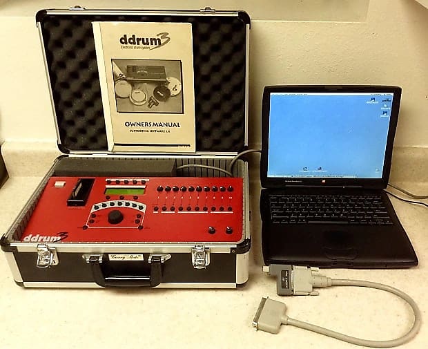 ddrum3 Electronic Drum Module #1 + Storage Case, Link Cable, Sample Library & MacBook Laptop image 1