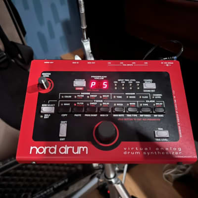 Nord Drum 4-Channel Virtual Analog Drum Synthesizer 2012 - 2013 - Red image 4