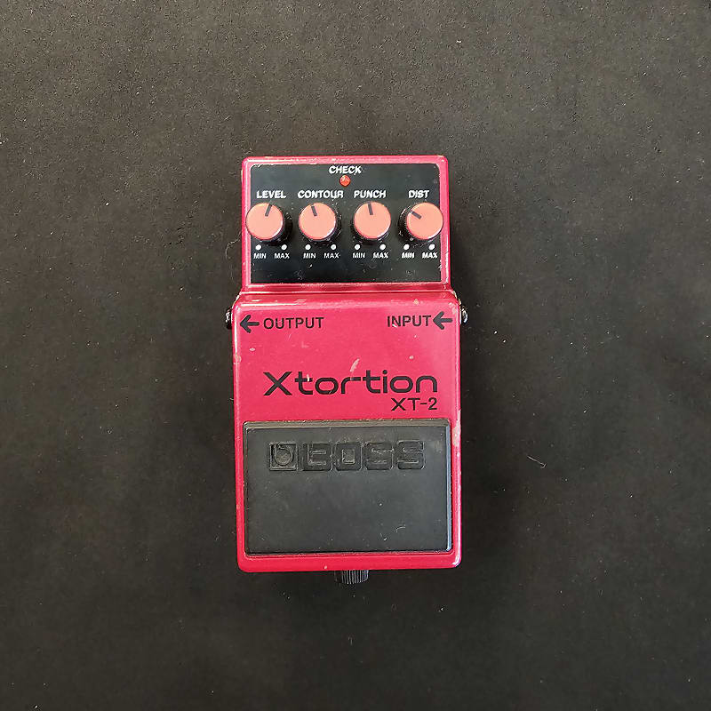 BOSS Xtortion XT-2 レッド Boss XT-2 Xtortion Distortion - YouTube