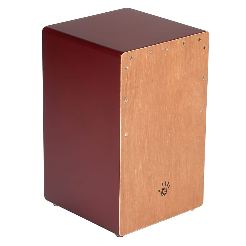X8 Drums Earthtone Cajon, Merlot Reverb