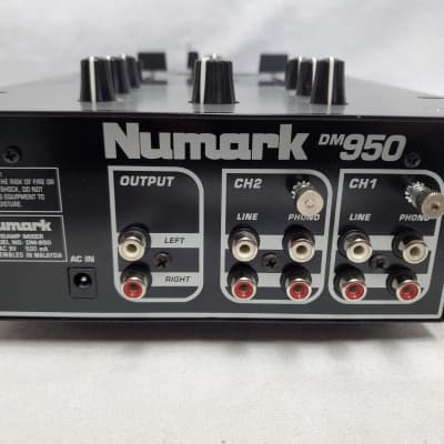 Numark DM950 2 CH 8" DJ Scratch Mixer & Numark HF125 Headphone Bundle #697 Good Used Condition image 11