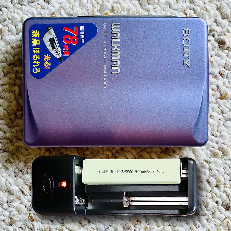 Sony WM-EX900 Walkman Cassette Player, Near Mint Purple