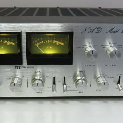 NAD 200 INTEGRATED AMPLIFIER WORKS PERFECT SERVICED FULLY RECAPPED + LED's image 2