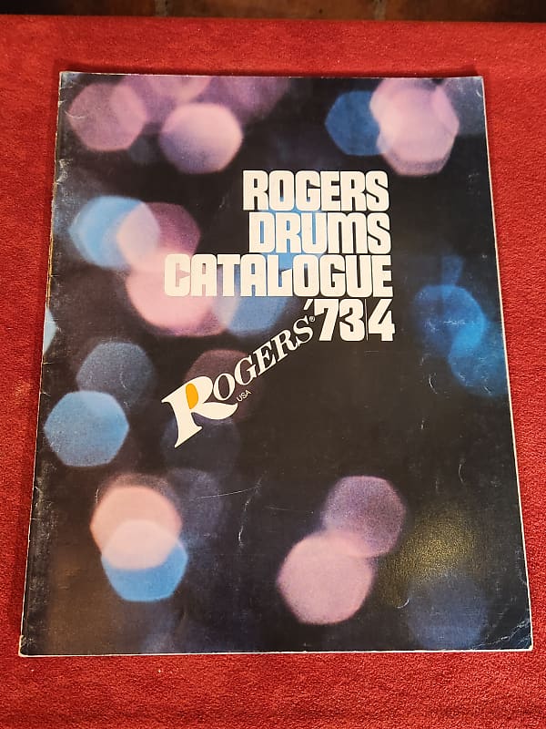 Vintage 1973 Rogers Drums Catalog Reverb