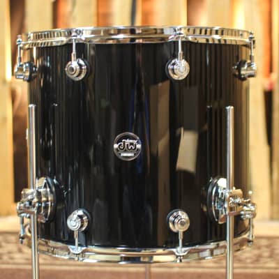 DW Performance Gloss Black Floor Tom - 14x16 image 1