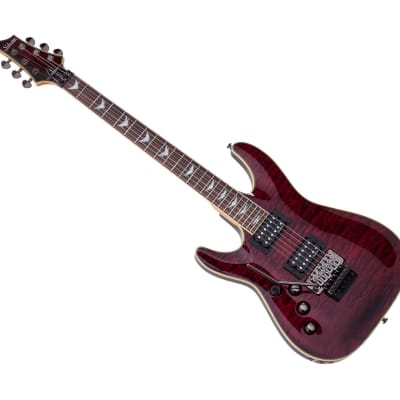 Schecter Omen Extreme-FR Left Handed Electric Guitar - Black Cherry - B-Stock image 1