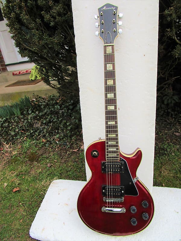 Harmony H7000WA Singlecut Style Guitar, 1980's, Korea, Reverb