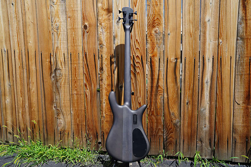 Spector Euro4LX - Trans Black Stain Matte Left Handed 4-String