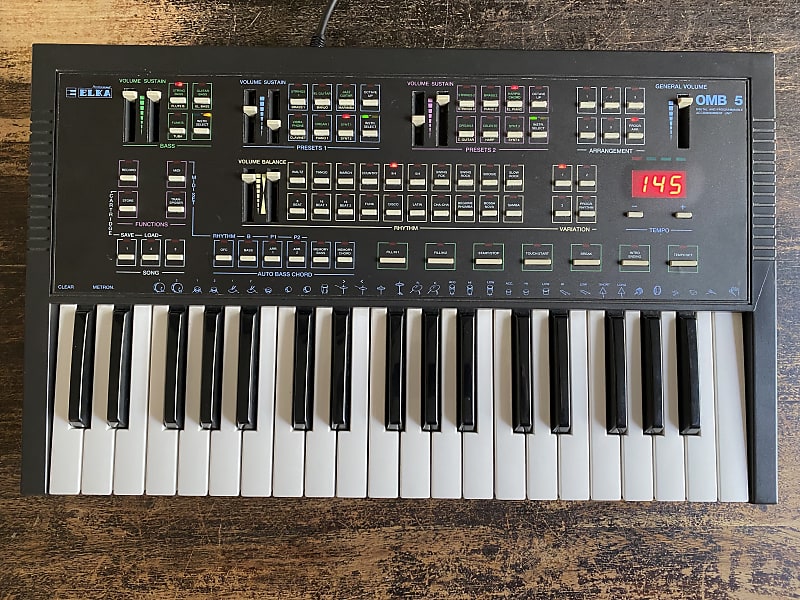 Elka OMB-5 Italo Disco Vintage Synth Arranger image 1