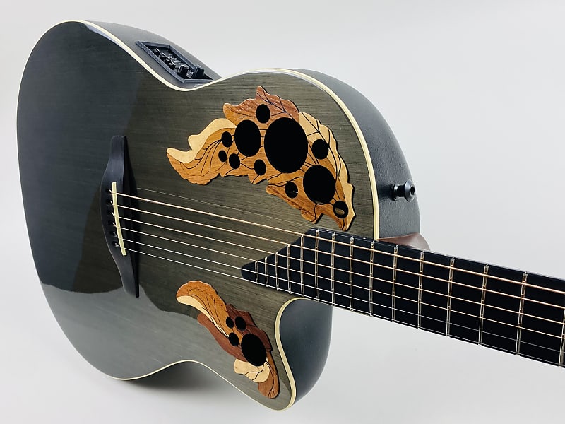 Ovation Adamas 1597 SMT-4G-Riding out on a horse in a star-spangled  rodeo-Gray Graphite