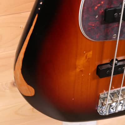 Fender Limited Edition 60th Anniversary Road Worn Jazz Bass - 3-Color Sunburst image 10