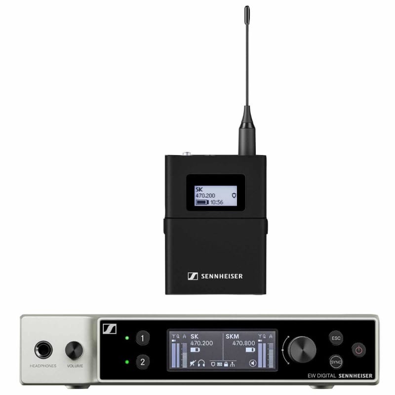 Sennheiser EW-DX 835-S Set Dual Handheld Microphone System - R1-9 Band -  SCMS, Inc
