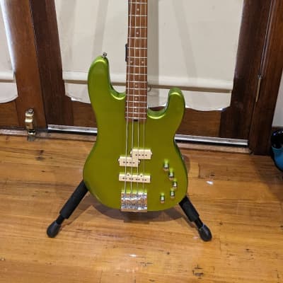 Charvel Pro-Mod San Dimas Bass Lime Green Metallic - Upgraded for sale
