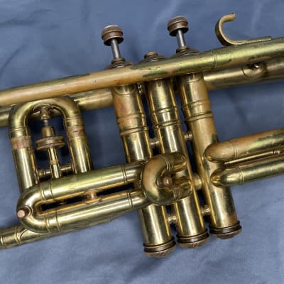 1940 Conn 80a? Long Cornet (trumpet) project horn image 6