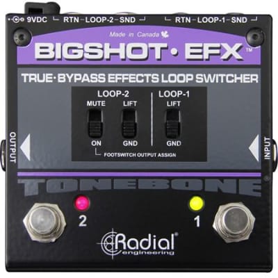 Radial Big Shot EFX True Bypass Effects Loop Selector Pedal image 2