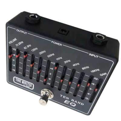 ly rock Ten Band EQ Equalizer Pedal True Bypass,price include the