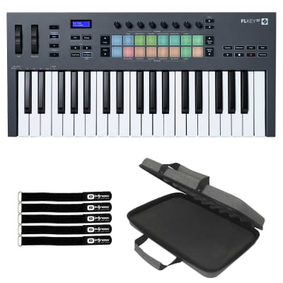 Novation FLkey 37 Key Full-Size MIDI Keyboard Controller w Pads & Case
