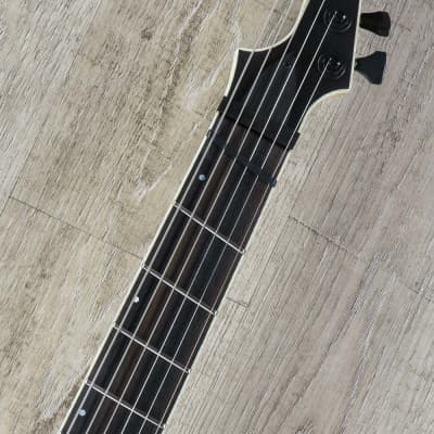 Skervesen Swan 6 FF Multi-Scale Electric Guitar, Bare Knuckle - Black Ash image 7