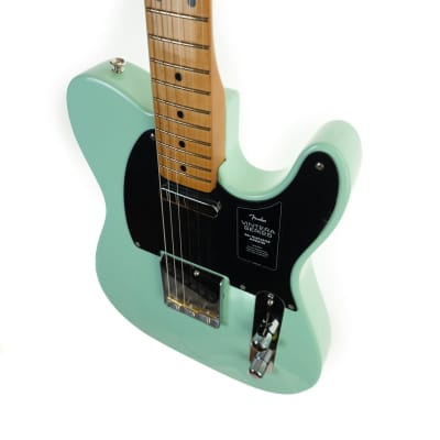 Fender Vintera 50s modified Telecaster Sea Foam Green electric guitar image 3