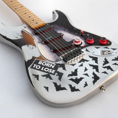Fender Billy Corgan Smashing Pumpkins Bat Stratocaster image 4
