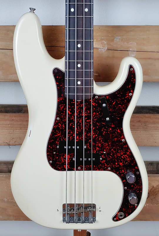 2003 Fender American Vintage '62 Precision Bass Olympic White With OHSC & Case Candy Free Shipping image 1