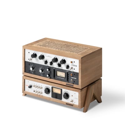 JATEAK studio furniture 19" racks from reclaimed teak wood image 5