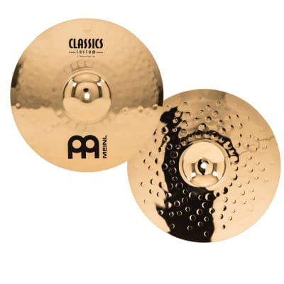 Meinl Cymbals CC15MH-B Classics Custom 15-Inch Brilliant Medium Hi Hat (VIDEO) image 1