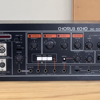 Roland SRE-555 Chorus Echo 1980 - 1984 - Black