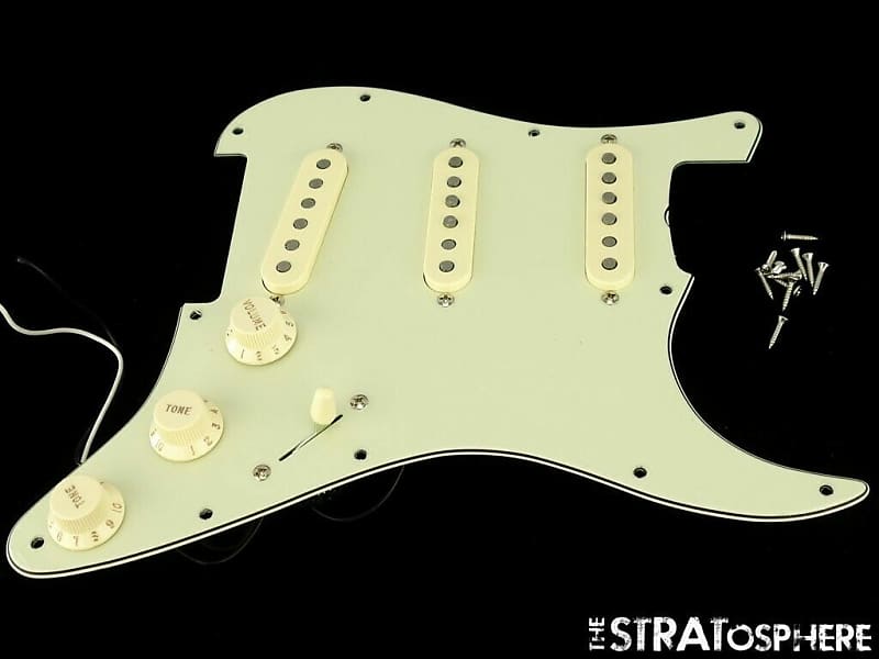 Fender CRAY Strat LOADED PICKGUARD & CUSTOM SHOP PUs Stratocaster Mint Green! imagen 1