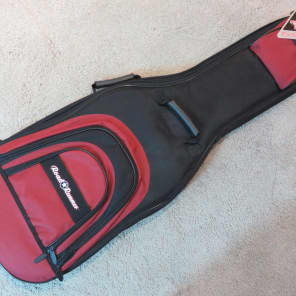 Road Runner Electric Guitar Gig Bag Black Red Many Pockets Reverb