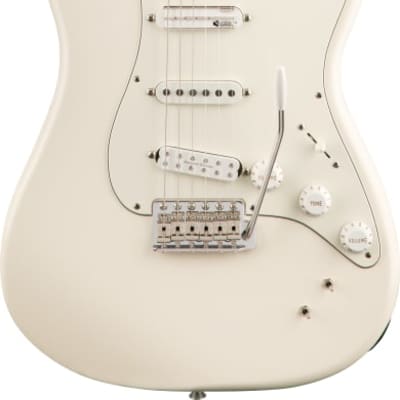 Fender EOB Stratocaster Electric Guitar Maple FB, Olympic White image 2