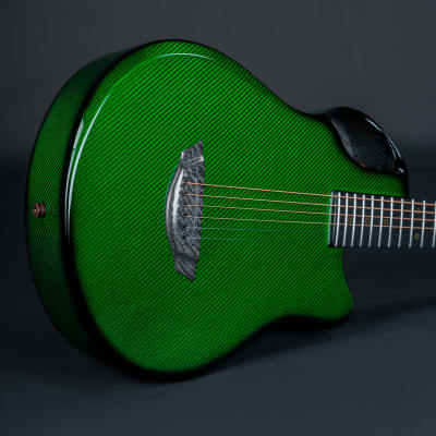 Emerald X7 | Carbon Fiber Parlor Travel Guitar image 5