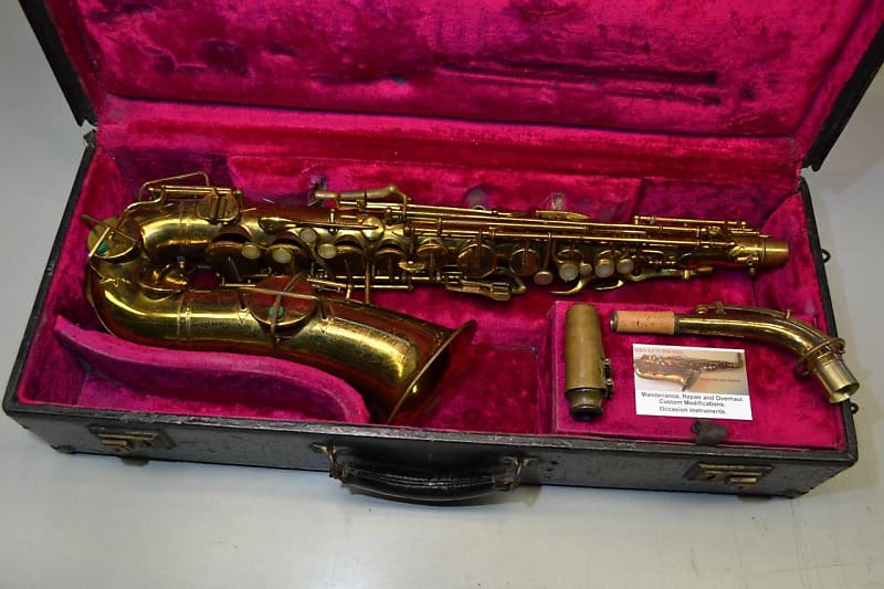 Alto Saxophone Buescher New Aristocrat (1933) Lacquered Reverb