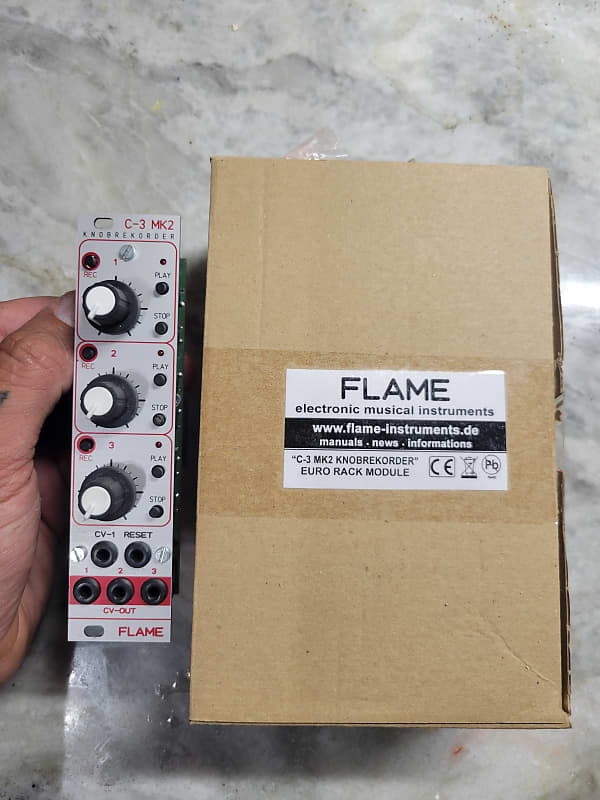 Flame C3 Knob Recorder MK2 - Silver | Reverb