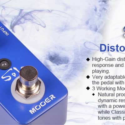 Mooer Solo Distortion Micro Guitar Effects Pedal 2018 image 4