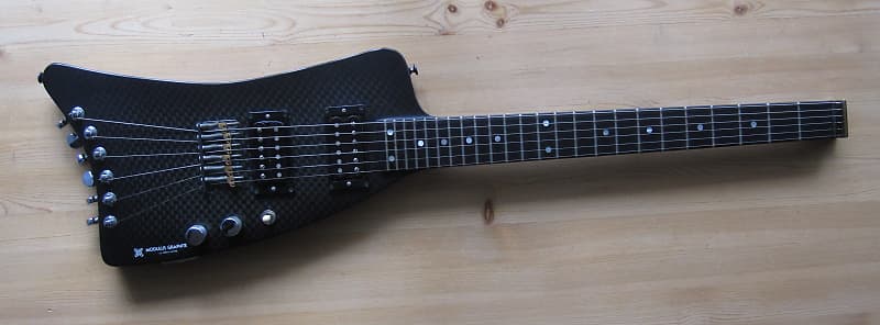 rare Modulus Flight 6 monocoque carbon fiber guitar image 1