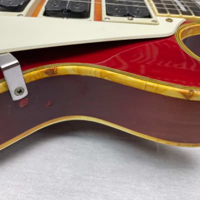 Aria Pro II LP-650 3 pickup Singlecut Guitar MIJ Made In Japan Vintage - Cherry Burst image 9