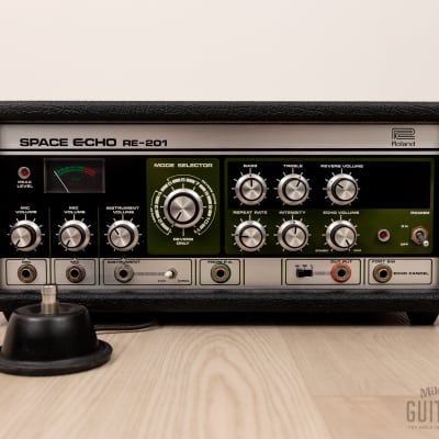 1970s Roland Space Echo RE-201 Vintage Analog Tape Delay, Clean & Serviced 120V w/ Ftsw image 2