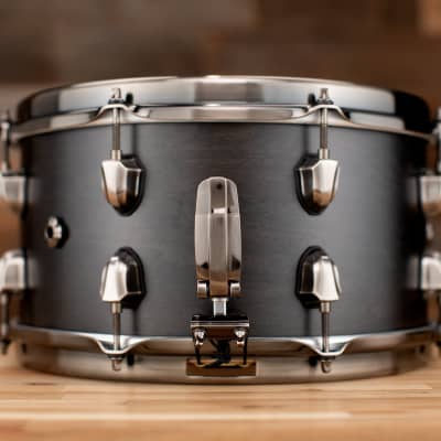 Mapex Black Panther Hydro 13 X 7 Maple Snare Drum, Flat Black Transparent Lacquer (B Stock) image 3