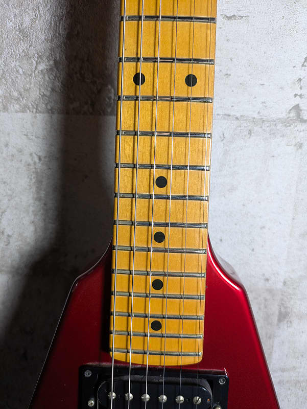 Kramer JK 6000 Flying V 80's Red ESP Floyd Rose | Reverb