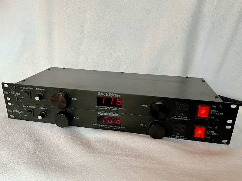 SET of 2) Furman RR-15PLUS Rack Rider Power Conditioner with