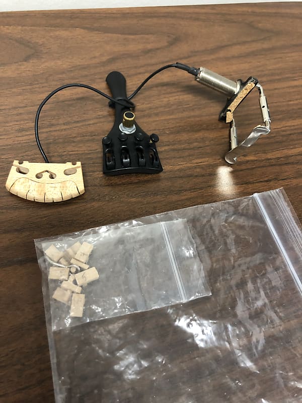 Barbera 4 string transducer violin pickup Reverb