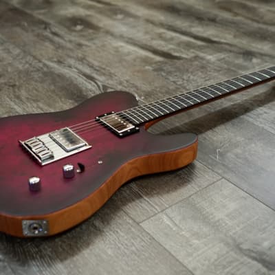 AIO TC1-HH Electric Guitar - Boysenberry *Humbucker Pickups image 7