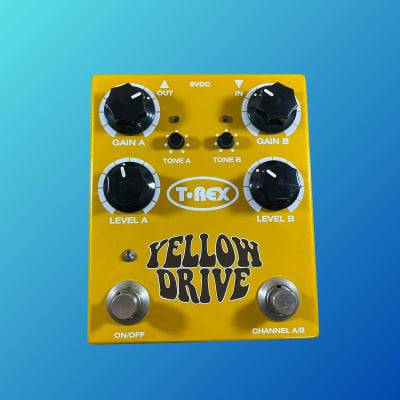 T-Rex Yellow Drive Dual Channel Distortion Pedal | Reverb
