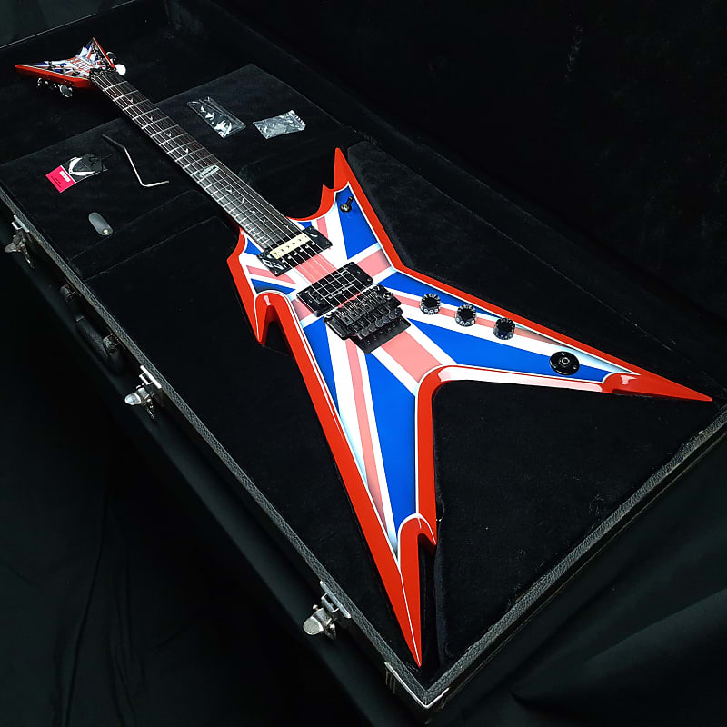 Guitares Electriques Dean Razorback Union Jack - Razorback Union