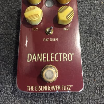 Danelectro Eisenhower Fuzz Pedal with Octave Effect 2-voice Octave Fuzz Guitar Effects Pedal for sale