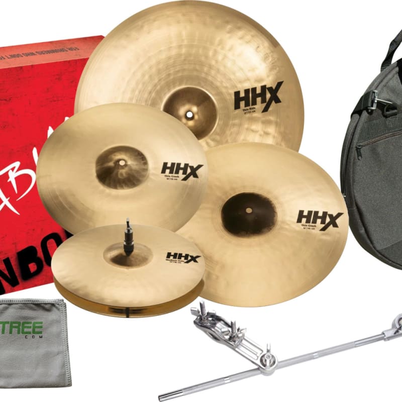 Sabian 15005XCNP HHX Complex Promotional Set Cymbal Pack w/ Cloth