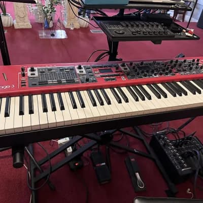Nord Stage 3 HP76 Hammer Action Portable 76-Key Digital Piano 2017 - Present - Red
