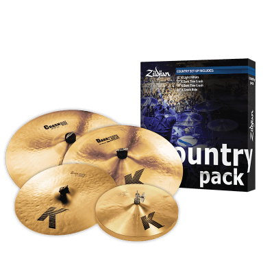 Zildjian K Series Country Cymbal Pack Bundle K0801C image 1