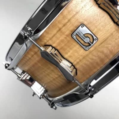 British Drum Co Maverick Snare Drum - Maple - 5.5 x 14 image 6